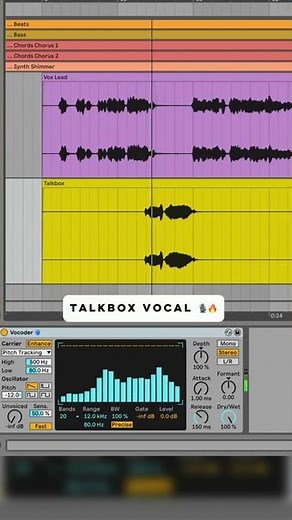 Talkbox Vocal Effects in Ableton Live