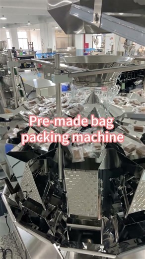 Pre made bag packing machine