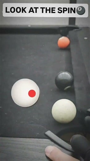 🤯 Insane Cue Ball Control! Watch This PERFECT Spin Shot in Pool!