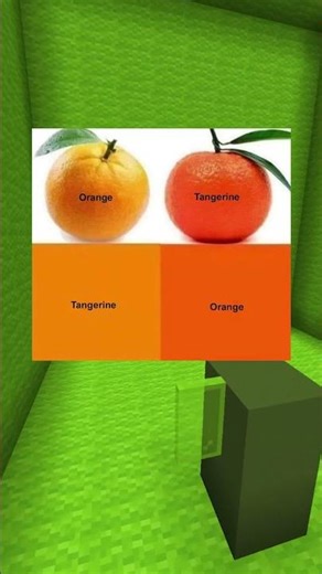 orange vs tangerine