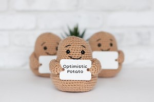 LOW-SEW Optimistic Potato Crochet Pattern - Etsy