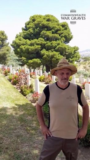 Meet Francesco, one of our gardeners at Agira Canadian War Cemetery | Commonwealth War Graves Commission