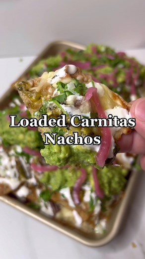 Loaded Carnitas Nachos Recipe for Parties
