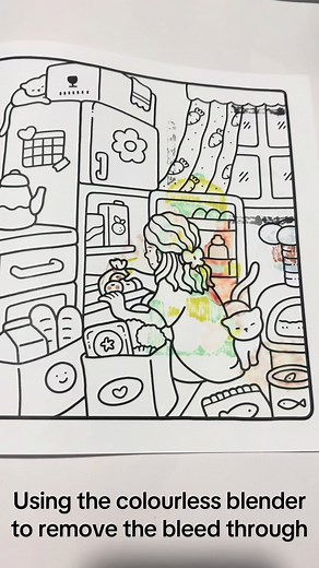 Using a Colourless Blender for Perfect Coloring