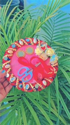 Ribbon cutting ceremony plate #viral #diy #craftyhome #shorts #trending #love #subscribe #handmade