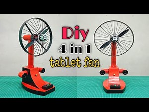 how to make table fan using brushless motor