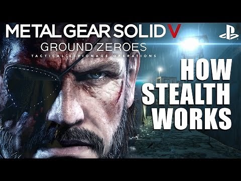 Metal Gear Solid V: Ground Zeroes on PS4 - How The Stealth Works [PS4 1080p Gameplay]