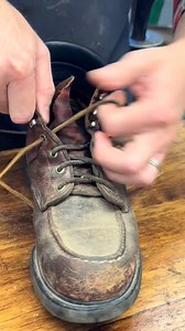 Restoration of a vintage Red Wing boots