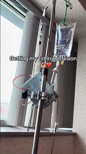 Getting my first iron infusion and a B12 shot