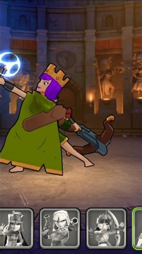 héroe animado en Clash of Clans #supercell #coc #viral #clashofclans