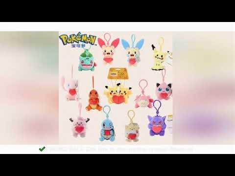 Pokmon Pikachu Gengar Charmander Togepi Anime Plush Toy Cartoon & Cute Doll keyring Children's Toy B