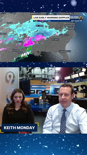 Meteorologist Keith Monday and Danielle Miller are tracking the latest on the winter storm. Conditions will start to go downhill later today and pick up overnight. | WSOC-TV