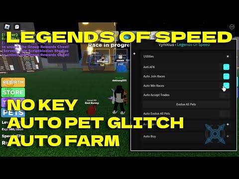[NEW] Legends Of Speed Script - NO KEY AUTO PET GLITCH