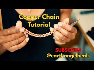 Easy Copper Chain Tutorial, Step by Step Jewelry Making Video
