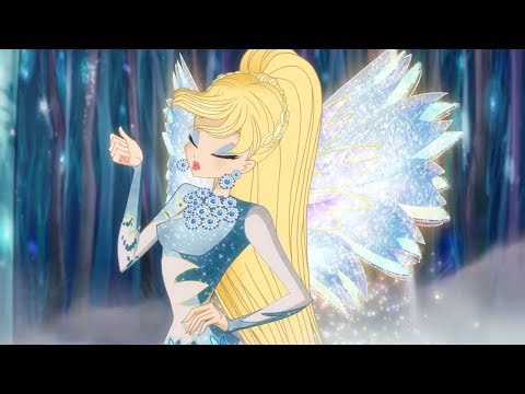 Stella annihilates the shadow creatures with her light magic | Winx Club Clip