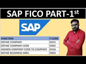 SAP FICO Tutorial Part-1: Define Company, Company Code & Business Area Step by Step Beginners Guide