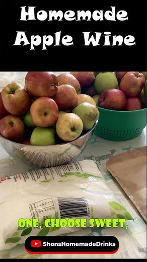 Want to make your first apple wine easily? Save this 👇 🍏🔥