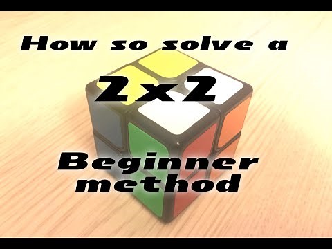 2x2 Beginners Method Tutorial - How to solve a pocket cube