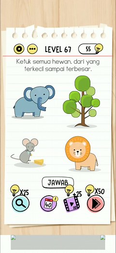 Brain test level 67 #shorts #braintest #braintestsolution