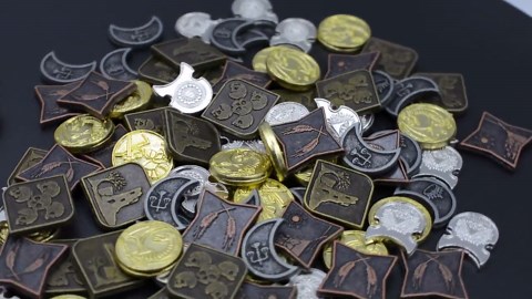 100 Mixed Dnd Metal Coins, TTRPG Accessories, Red Dragon Inn, Dungeons and Dragons & Tabletop RPG Games, Board Game Token - Etsy