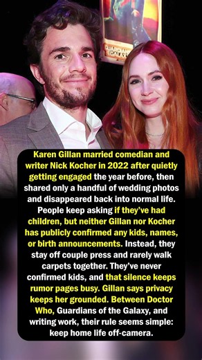 Karen Gillan Keeps It Off-Camera