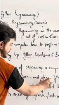 10th computer | Setting Up Python Development environment
