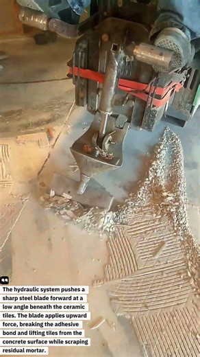 Ride-On Tile Removal Machine – Powerful Ceramic Floor Demolition!