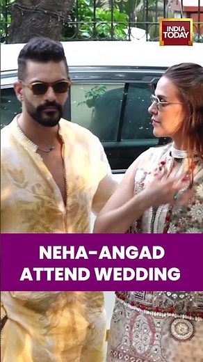 Neha Dhupia And Her Husband Angad Bedi Attend Wedding of Kritika Gaurav | Entertainment News