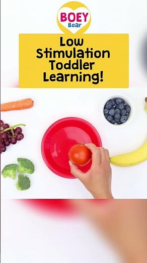 Low Stimulation Toddler Shows | Non Stimulating Kids Learning Videos