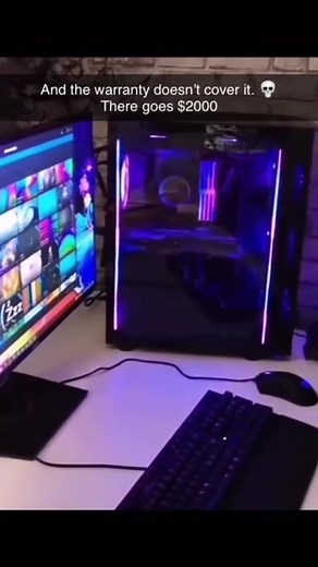 Static electricity fry’s PC… #gamingpc #carterpcs #OLAFLEX #gaming