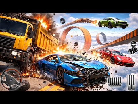 Car Crash Simulator - Extreme Crashes & Impossible Tracks [Android Gameplay]