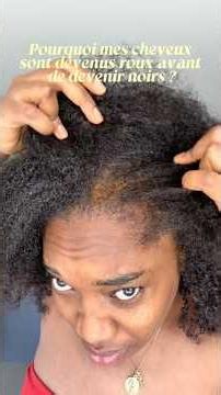 Épisode 2 de mon expérience! Se débarrasser des cheveux blancs!! #coloration #haircare #naturalhair
