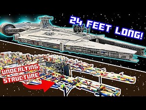 See How This LEGO Star Wars Light Cruiser Was Built, IT'S HUGE!