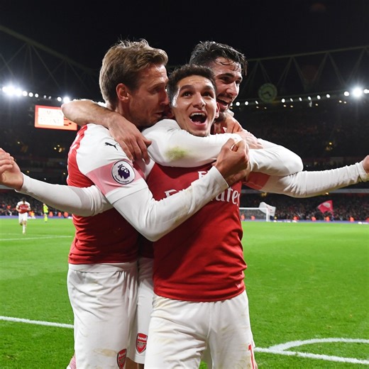 📆 OTD in 2018... Lucas Torreira scored a remarkable overhead kick to edge out Huddersfield 🚲 | Arsenal