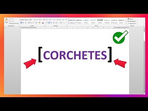 Corchetes Como se Hace en el Teclado