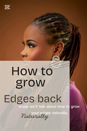 How to grow your edges back naturally #hairgrowth #edges #naturalhairhttps://ko-fi.com/s/84d8dec537