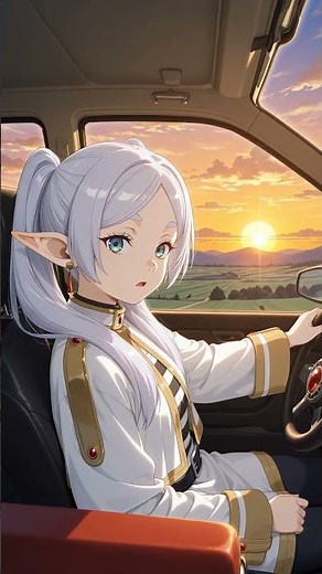 Driving with Frieren Through a Quiet World