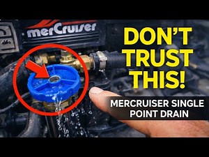Mercruiser Single Point Drain, Don't Trust it when Winterizing!