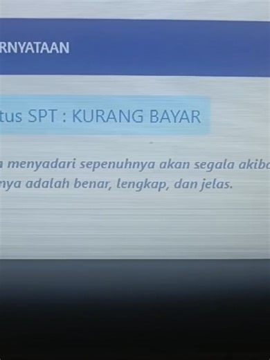 Siapa yang status SPT nya kurang bayar juga⁉️ punyaku kurang bayar karena pindah perusahaan pertengahan tahun, alhasil dpt 2 bupot yg masing2 disetahunkan. Jadinya PTKP kehitung 2 kali pdhl cuma boleh 1x, makanya kalo penghasilan dijumlah jdinya masih ada KB. Minta pembetulan untuk hitung ulang dan dijumlahkan dg bupot kantor lama malah ditolak 🤯 #laporpajak #spt #kurangbayar #coretax
