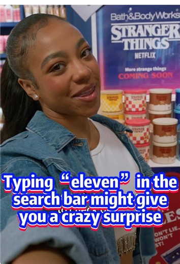 Typing “eleven” in the search bar might give you a crazy surprise #eleven #willbyers #strangerthings #strangerthings5