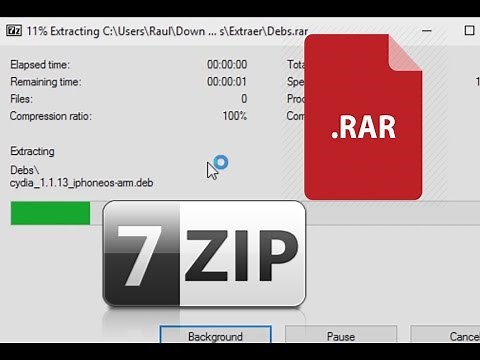Como abrir (descomprimir) un archivo .rar .zip en Windows 10 2019