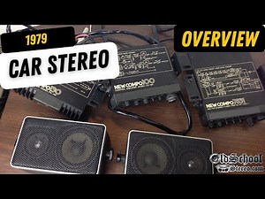 Vintage 1979 Fujitsu Ten New Compo Car Audio System Overview - OldSchoolStereo.com