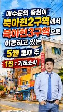 북아현2구역, 북아현3구역 5월 둘째 주 1편 거래소식 #북아현2구역 #북아현3구역 #shorts