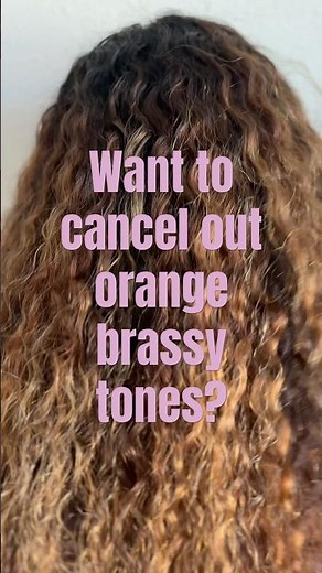 I used these two shades eq shades to cancel out the brassy tones #paparazziallure #hair #redken