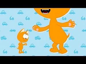 Grande y pequeño | Big and small | El gatito Koté | Canciones infantiles y dibujos animados
