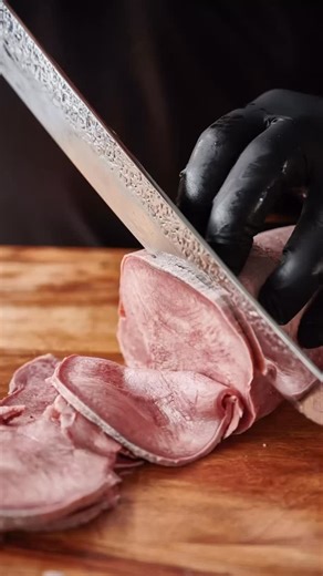 Indulge in our 2GR Full Blood Wagyu Beef Tongue, carefully hand-sliced for the ultimate in decadence and eating luxury. Our team selects and prepares only the finest @2grwagyu MB 9 tongues, available fresh or supplied pickled or fully precooked for busy kitchens - simply reheat and serve for a rich, silky result every time! We value our long partnership with Australian-owned 2GR Wagyu, with cattle raised hormone-free in the fertile regions of Mudgee and the Central Slopes of NSW. The herd roams 