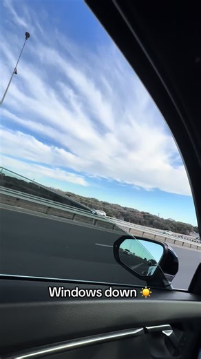 This weather called for a drive with the windows down ☀️🚗 #WarmWeather #SunnyDay #GoodEnergy #WeekendVibes