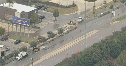 Water main break closes Mockingbird Lane near Love Field in Dallas
