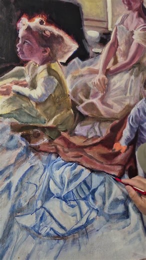 work in progress - oil on Canvas #painting #art #shorts