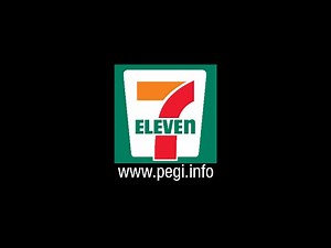 pegi 7 eleven logo has fainted into something